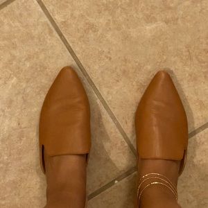 Lucky Brand Tan Mules